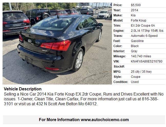kia forte koup 2014 KNAFX6A86E5216780 image kia forte koup 2014 KNAFX6A86E5216780 image